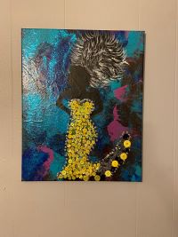 Black Mermaid-16x20