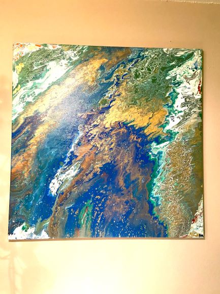 Down to Earth- Extra Large Canvas 36x36