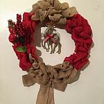 Burlap Loop Wreath